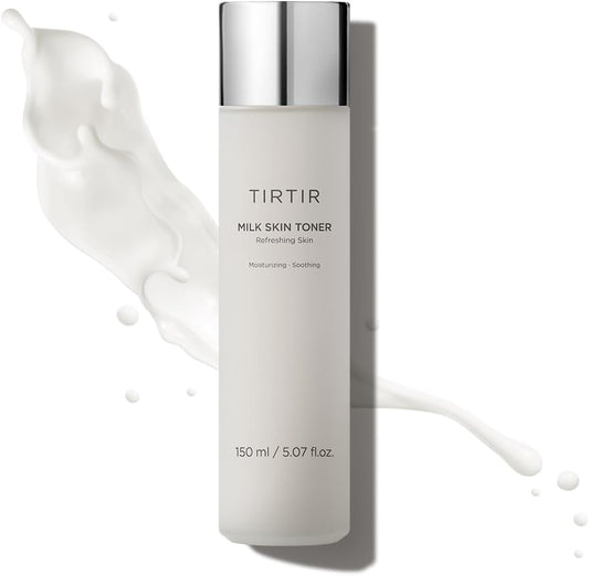 Milk Skin Rice Toner - Intensive Hydrating Facial Toner with Niacinamide, Ceramide, and Rice Bran Extract, Vegan Korean Skincare, 150ml / 5.07 fl. oz.