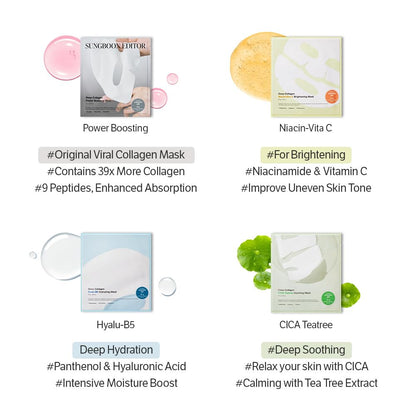 Transform Your Skin While You Sleep! 🌙✨ Try Our Deep Collagen Overnight Mask - 4 Pack of Hydrating Magic for Enhanced Elasticity! 💖 #KoreanSkincare #BeautySleep